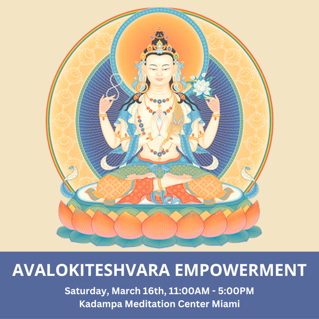 Avalokiteshvara Empowerment – Kadampa Meditation Center Miami